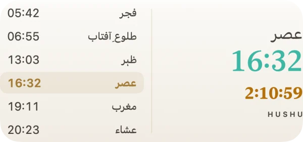 HUSHU — ویجٹ — درمیانہ