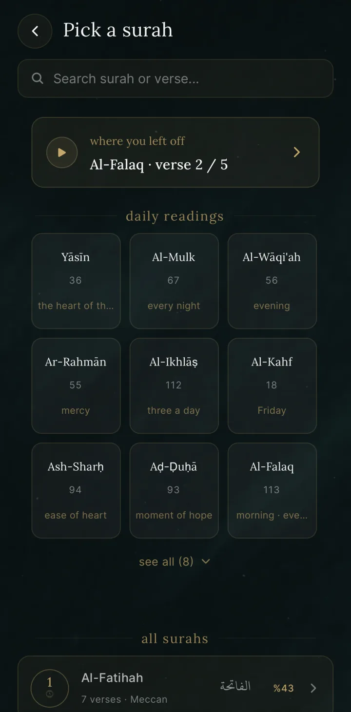 HUSHU — Read the Quran