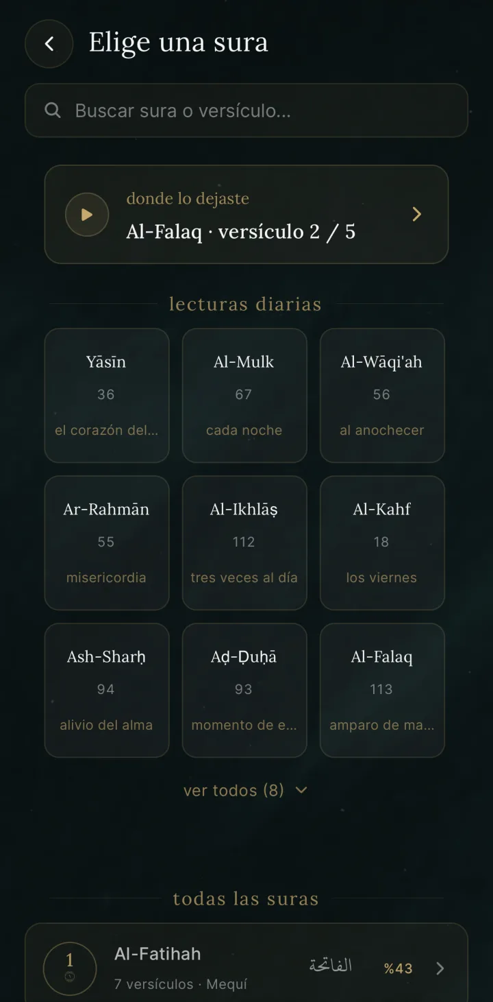 HUSHU — Leer el Corán