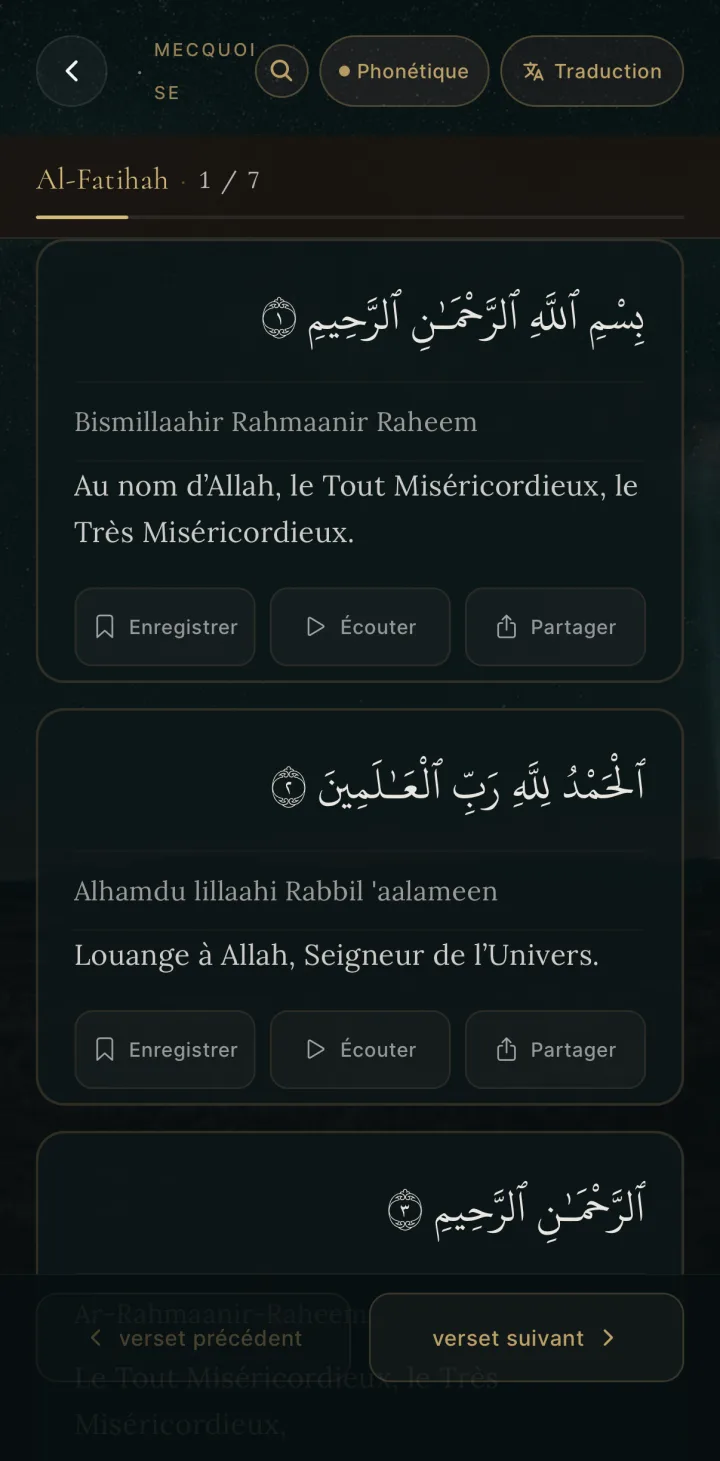 HUSHU — Lire le Coran